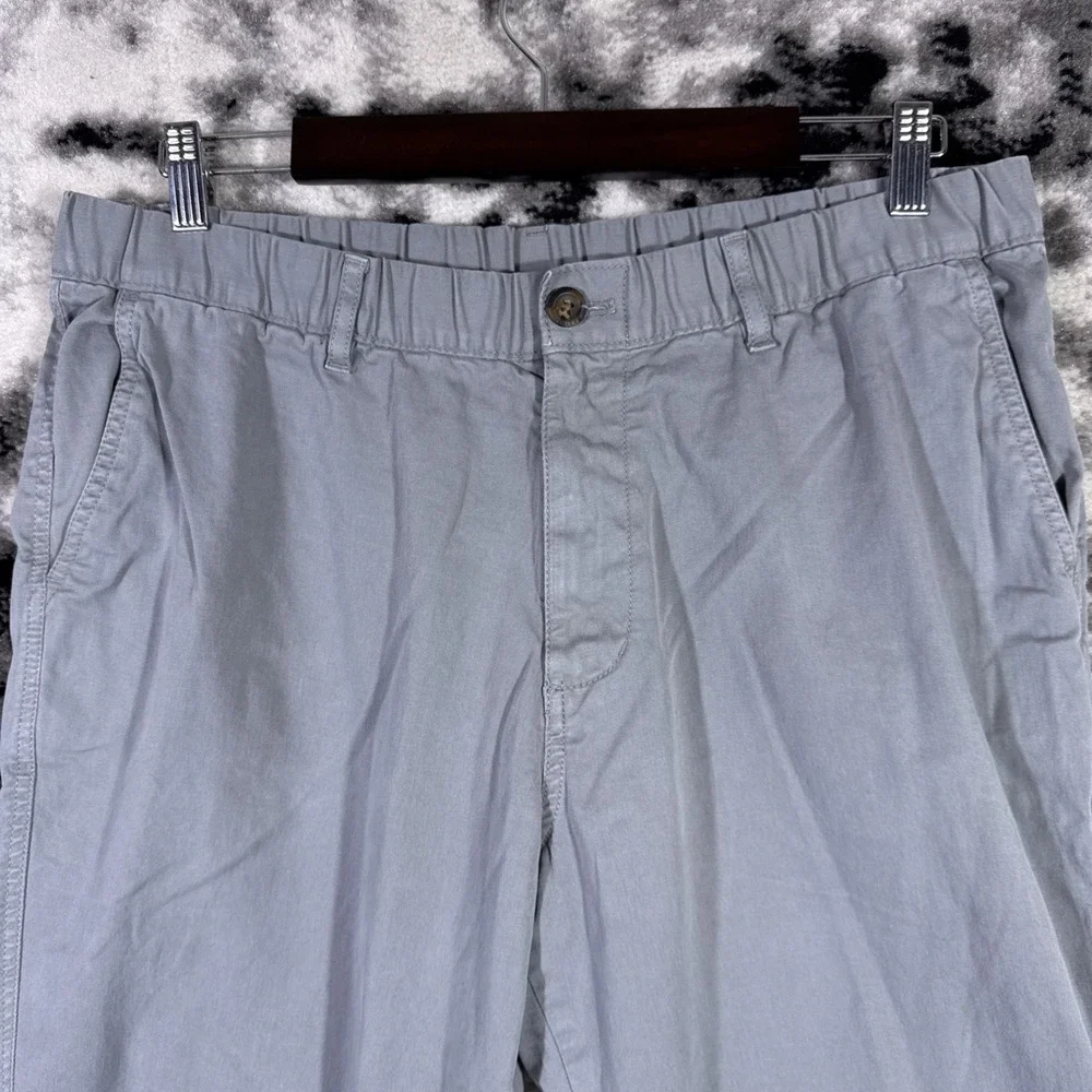 Bear Bottom Pants Mens Extra Large Gray Jogger Cotton Stretch Twill Preppy